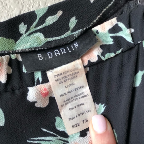 B. DARLIN | Floral Off Shoulder Maxi Romper - Picture 6 of 7